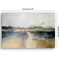 Americanflat Canvas Wall Art Featuring Beige, Blue, Green, Purple and White Tones - Gallery Wrap - Landscape Wall Art